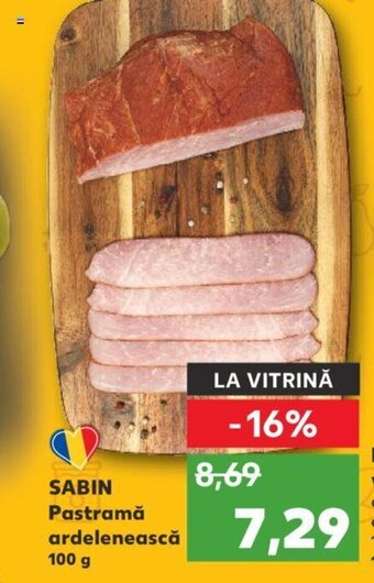 Kaufland SABIN Pastramă ardelenească Ofertă