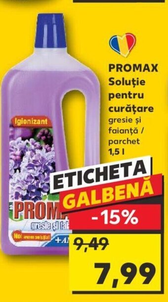 Kaufland PROMAX Soluţie pentru curăţare Ofertă