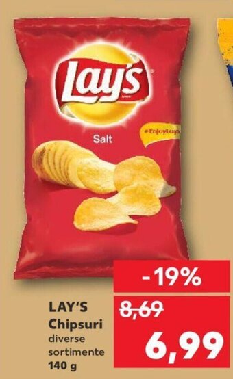 Kaufland LAY'S Chipsuri diverse sortimente 140 g Ofertă
