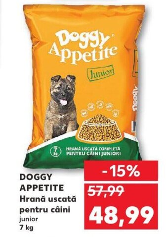 Kaufland DOGGY APPETITE Hrană uscată pentru câini junior 7 kg Ofertă