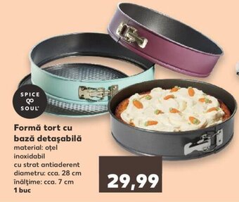 Kaufland Formă tort cu bază detaşabilă material: oţel inoxidabil Ofertă