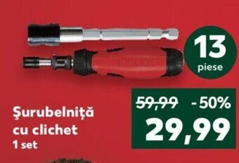 Kaufland Şurubelniţă cu clichet 1 set Ofertă