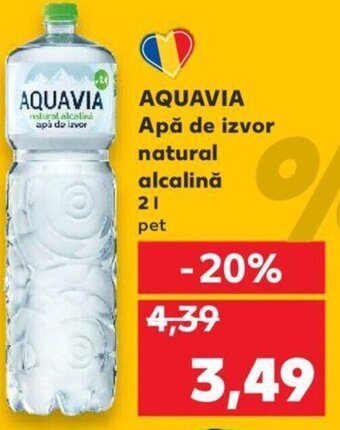 Kaufland AQUAVIA Apă de izvor natural alcalină Ofertă