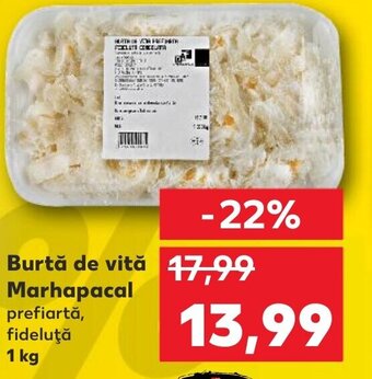 Kaufland Burtă de vită Marhapacal prefiartă, fideluţă 1 kg Ofertă