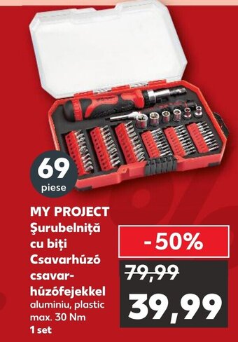 Kaufland MY PROJECT Şurubelniţă cu biţi Csavarhúzó csavar- Ofertă
