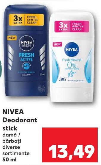 Kaufland NIVEA Deodorant stick Ofertă