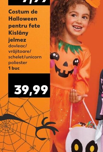 Kaufland Costum de Halloween pentru fete Kislány jelmez Ofertă