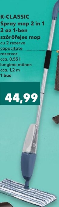 Kaufland K-CLASSIC Spray mop 2 în 1 2 az 1-ben Ofertă