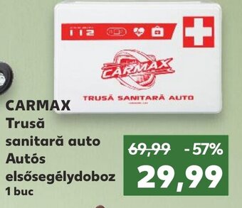Kaufland CARMAX Trusă sanitară auto Autós elsősegélydoboz Ofertă