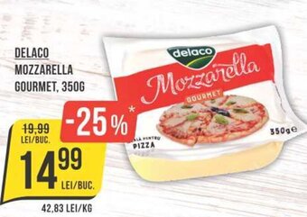 Mega Image DELACO MOZZARELLA GOURMET, 350G Ofertă