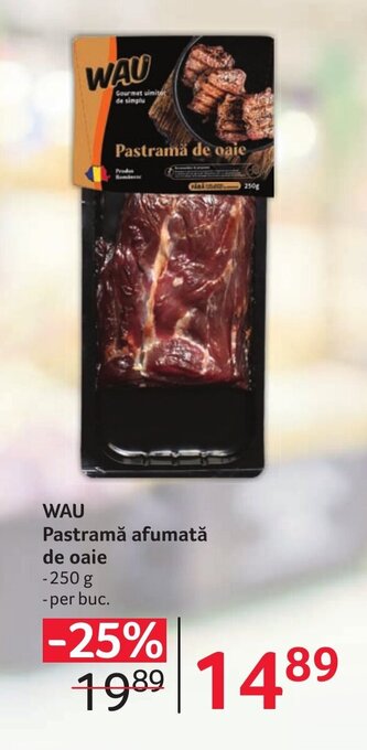 WAU Pastramă afumată de oaie