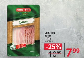 Selgros CRIS-TIM Bacon Ofertă