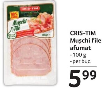 Selgros CRIS-TIM Muschi file afumat Ofertă