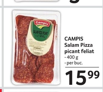 Selgros CAMPIS Salam Pizza picant Ofertă