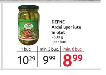 Selgros DEFNE Ardei uşor iute în oțet Ofertă