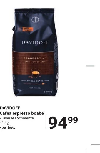 Selgros DAVIDOFF Cafea espresso boabe Ofertă