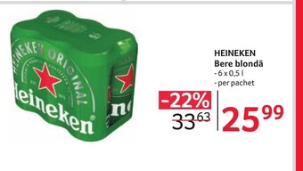 Selgros HEINEKEN Bere blondă Ofertă