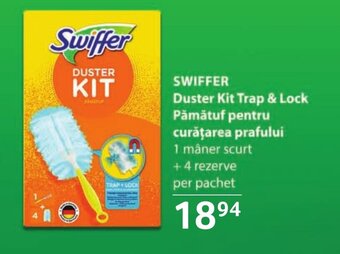 SWIFFER Duster Kit Trap & Lock Pămătuf pentru curăţarea prafului