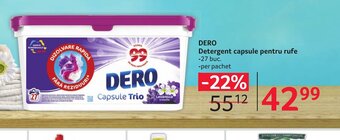 Selgros DERO Detergent capsule pentru rufe Ofertă