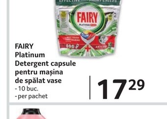 Selgros FAIRY Platinum Detergent capsule pentru mașina de spălat vase Ofertă
