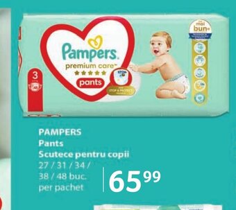 Selgros PAMPERS Pants Scutece pentru copii Ofertă