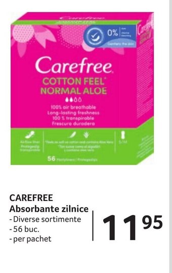 Selgros CAREFREE Absorbante zilnice Ofertă