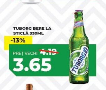 Simos TUBORG BERE LA STICLĂ 330ML Ofertă