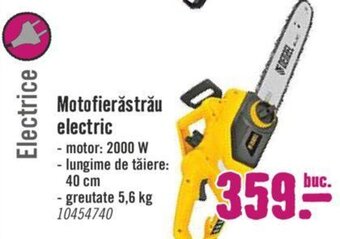 Motofierăstrău electric