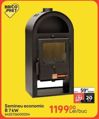 Şemineu economic B7kW 6425726000204