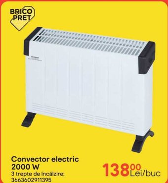 Brico Depôt Convector electric 2000 W Ofertă