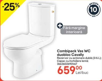 Combipack Vas WC duobloc Cavally