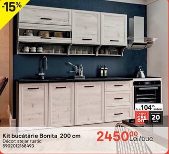 Brico Depôt Kit bucătărie Bonita 200 cm Ofertă