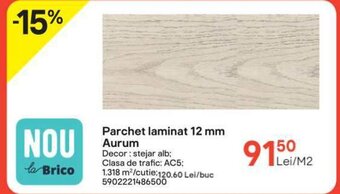 Brico Depôt Parchet laminat 12 mm Aurum Ofertă