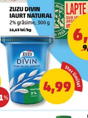 Penny ZUZU DIVIN IAURT NATURAL Ofertă