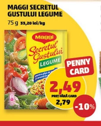 Penny MAGGI SECRETUL GUSTULUI LEGUME Ofertă