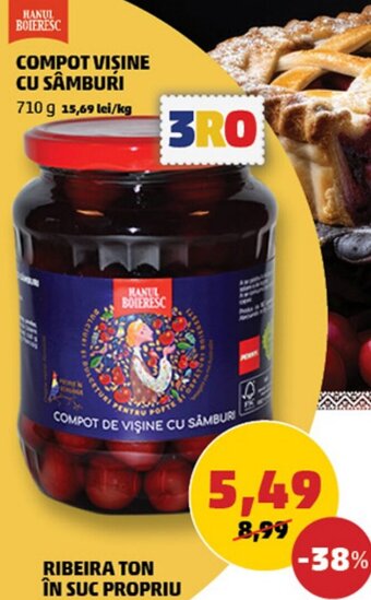 Penny COMPOT DE VISINE CU SAMBURIL Ofertă