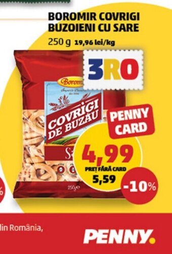 Penny BOROMIR COVRIGI BUZOIENI CU SARE Ofertă