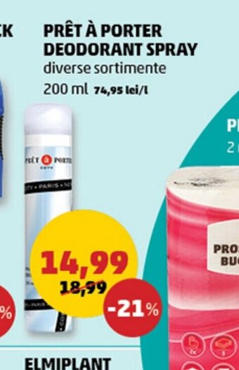 Penny PRÊT À PORTER DEODORANT SPRAY Ofertă