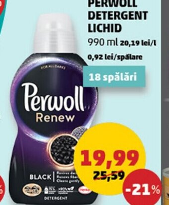 Penny PERWOLL DETERGENT LICHID Ofertă