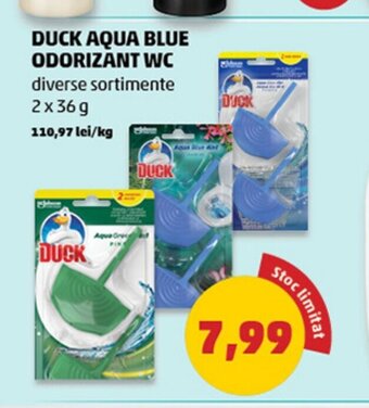 Penny DUCK AQUA BLUE ODORIZANT WC Ofertă