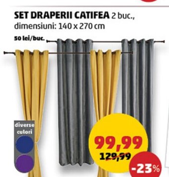 SET DRAPERII CATIFEA