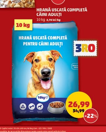 Penny HRANĂ USCATĂ COMPLETĂ CÂINI ADULȚI Ofertă