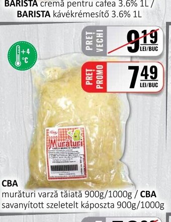 CBA murături varză tăiată 900g 1000g