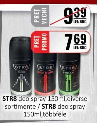 CBA STR8 deo spray 150ml, diverse Ofertă