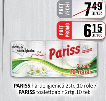 CBA PARISS hârtie igienică Ofertă
