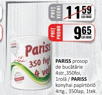 CBA PARISS prosop Ofertă