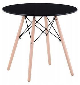 Favi Masă de bucătărie 60 cm neagră, stil scandinav Ofertă