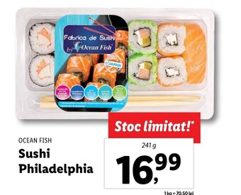 Lidl Sushi Philadelphia Ofertă