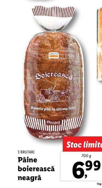 Lidl Pâine boierească neagră Ofertă