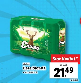 Lidl Bere blondă Ofertă